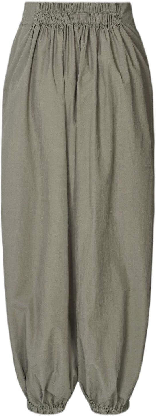 Poplin gathered pants - Iridi
