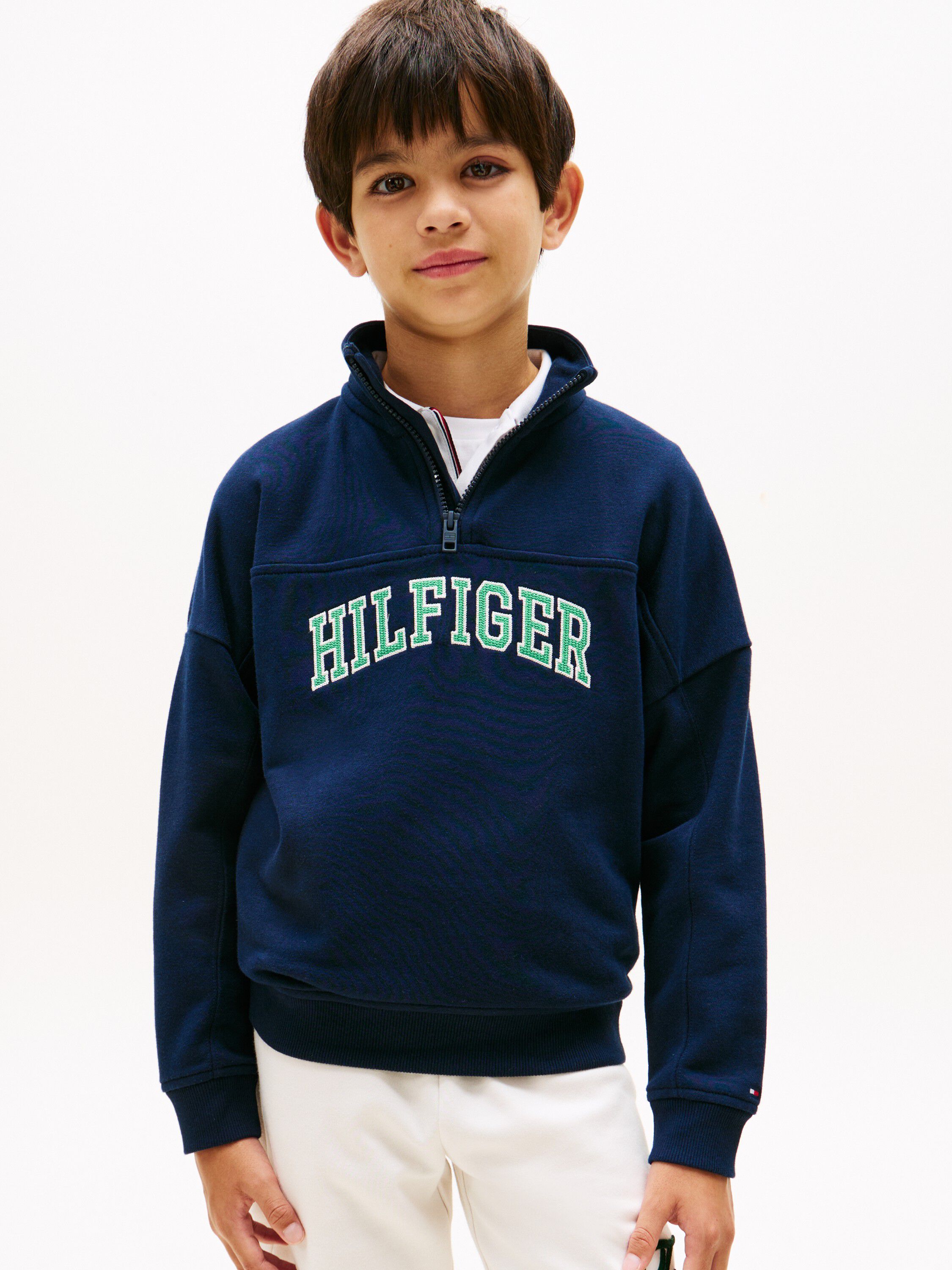 HILFIGER VARSITY ZIP SWEATSHIRT