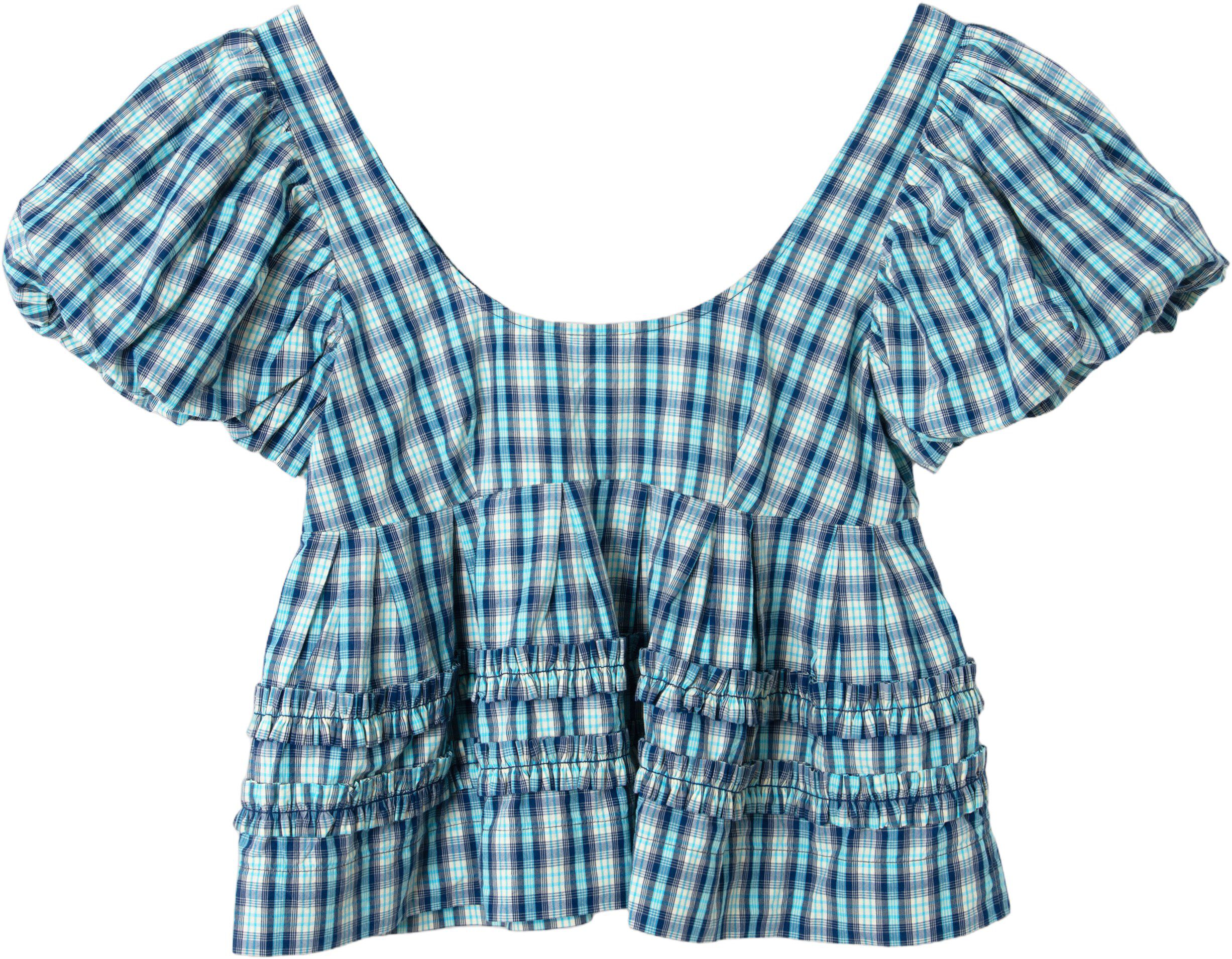 SUMMER JOY BLOUSE- TOMBOY CHECK