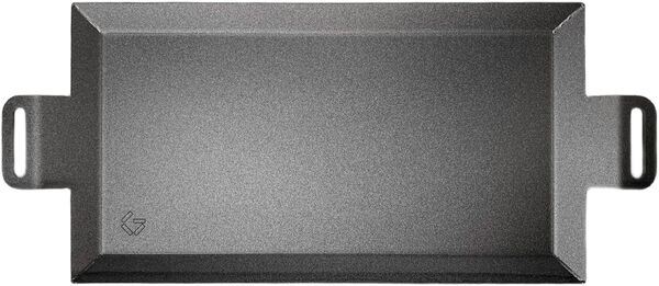 Stegeplade - carbonstål - 62x27 cm