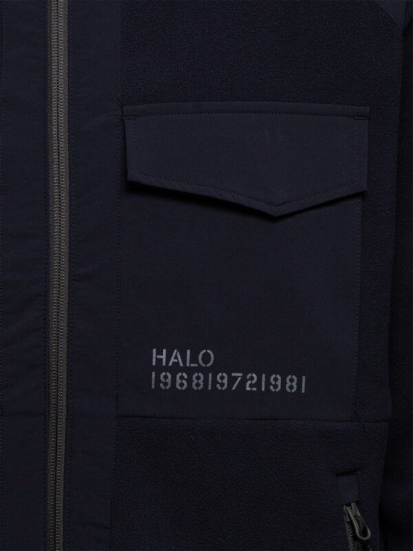 HALO PANELED FLEECE JACKET