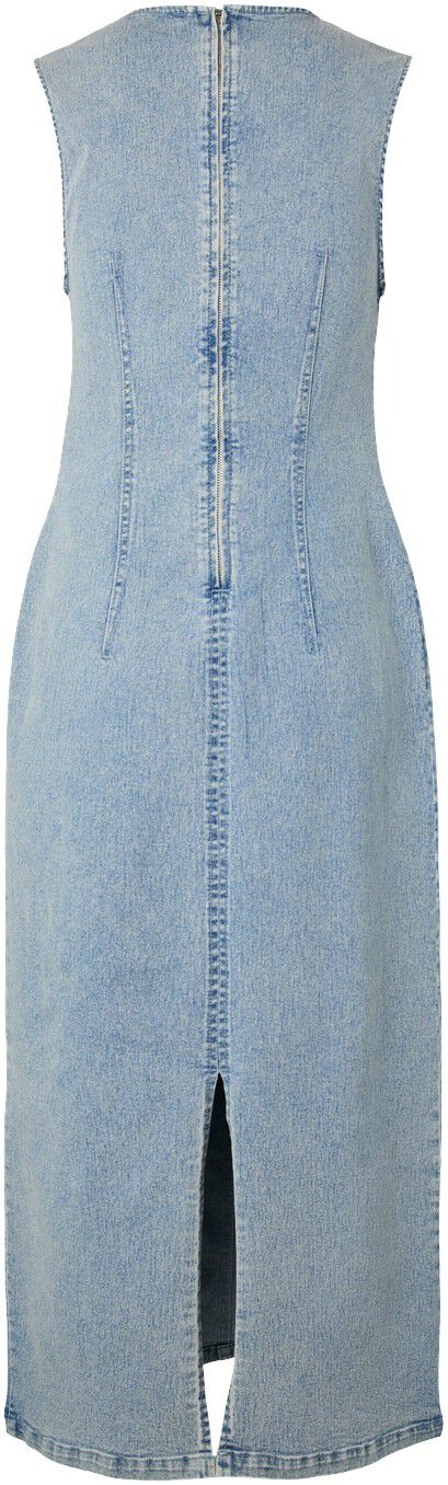 PCFRANNA SL LONG DRESS DNM D2D