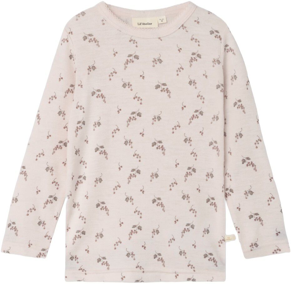 NMFNOEL NIA WOOL LS SLIM TOP LIL