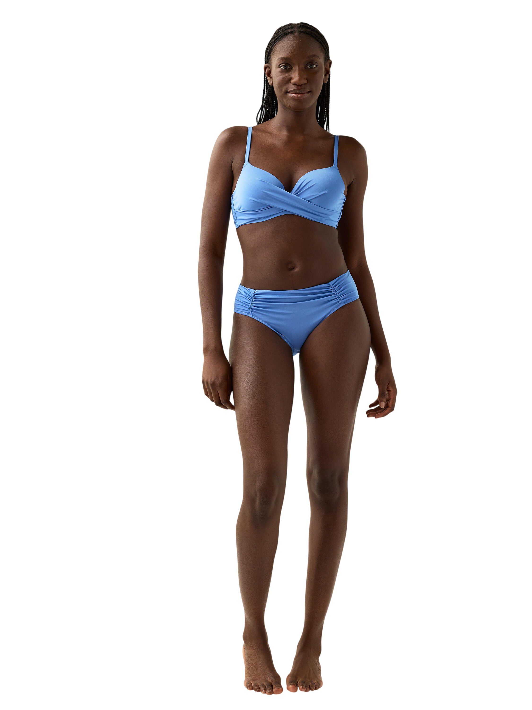 Bikini bottom with a regular waist