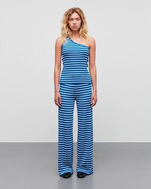 2x2 Cotton Stripe Kitty Top