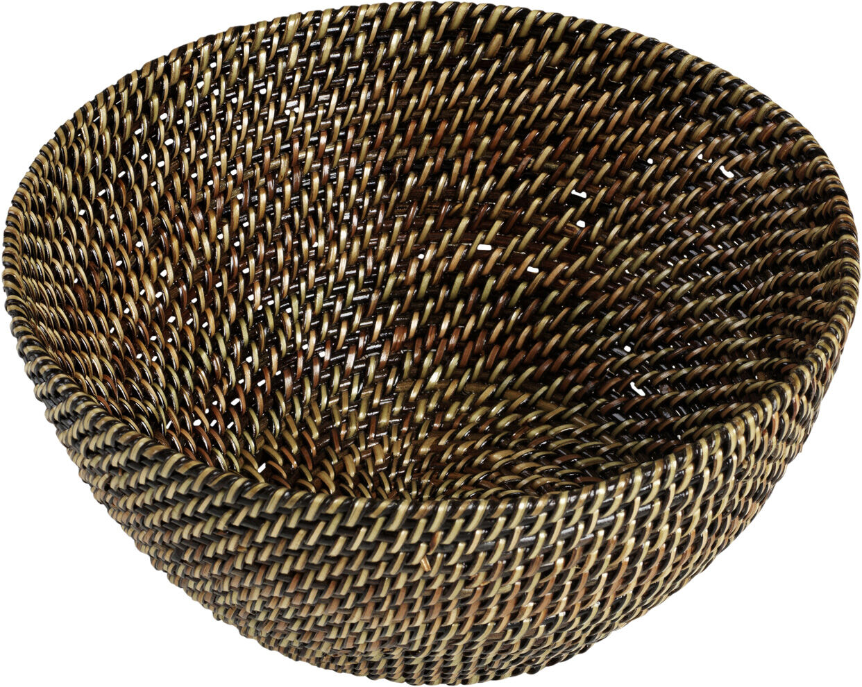 Br&ouml;dkorg rund 21 x 9,5 cm Ljus/M&ouml;rk brun Nito fl&auml;t