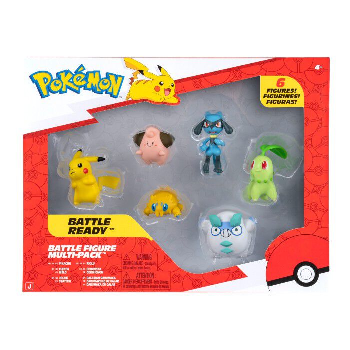 Pokemon Battle figure 6pack