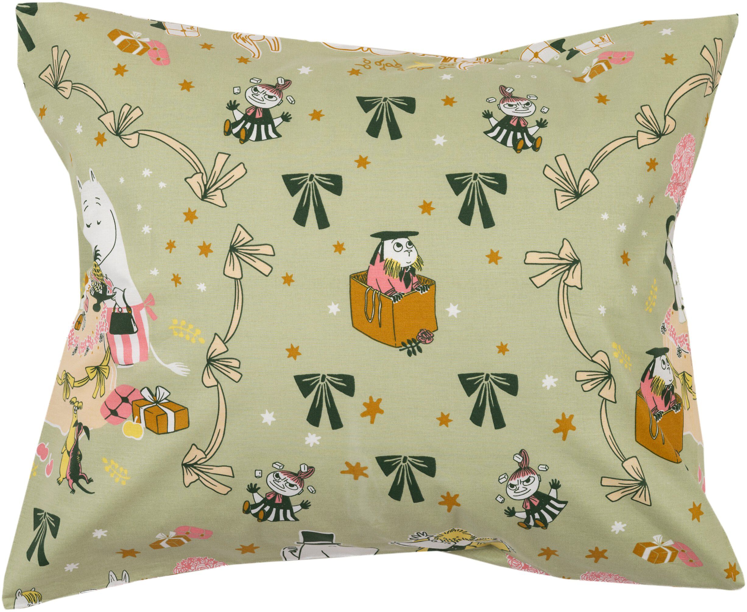 Moomin pudebetr&aelig;k 50x60cm Gift of Love, GOTS