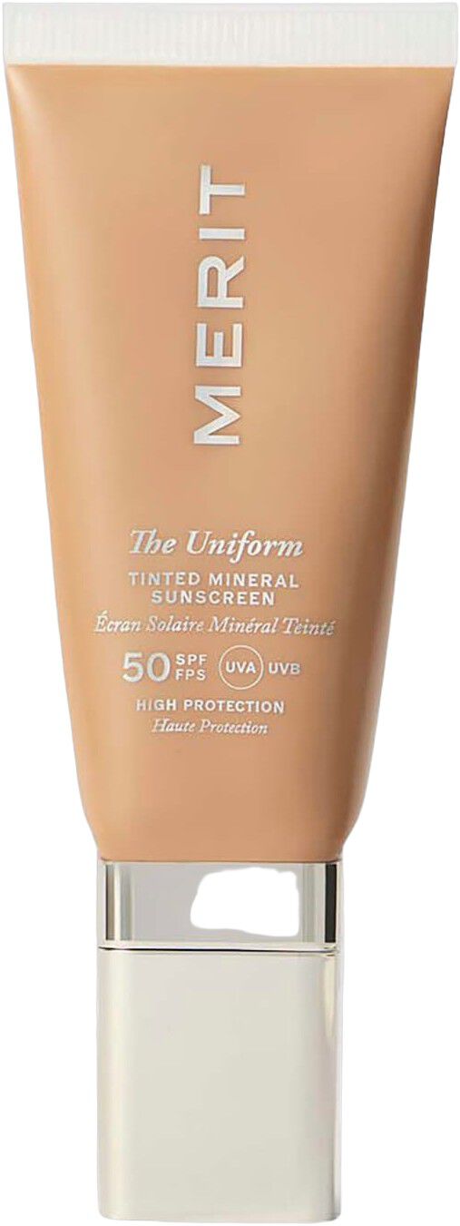 The Uniform - Flytande tonat mineraliskt solskydd SPF 50