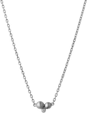 Pebbles necklace - silver