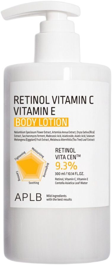 Retinol Vitamin C Vitamin E Body Lotion