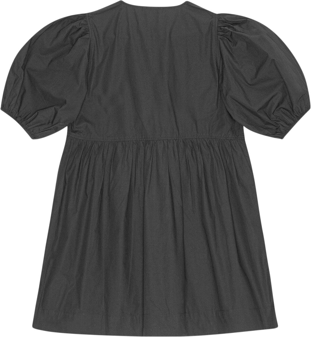 Printed Cotton Tie String Mini Dres