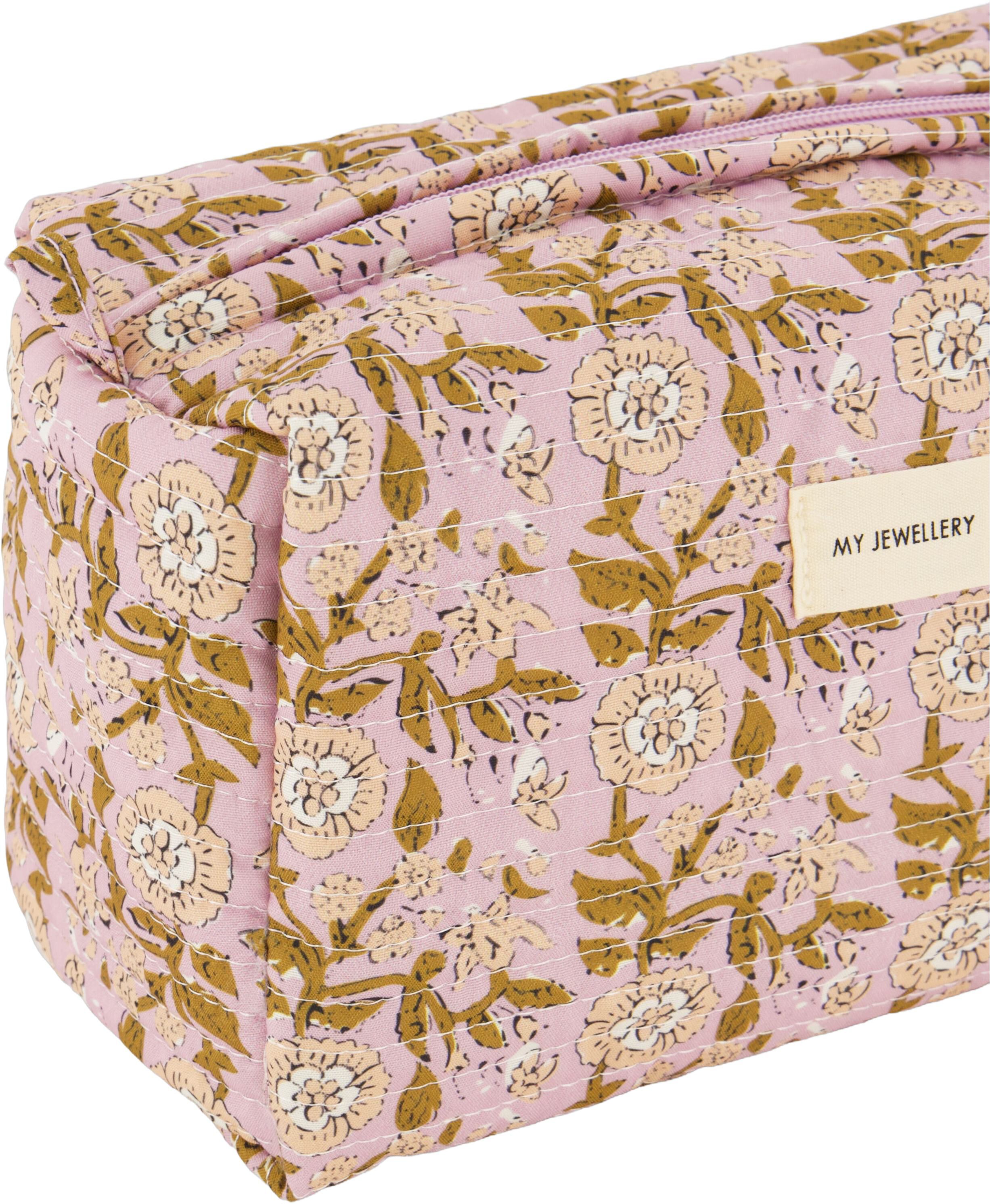 Toiletbag set india print lilac