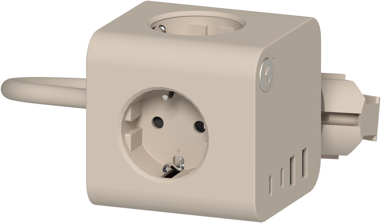 Ampie wired Kraftverk med flera uttag