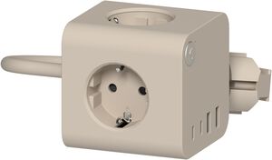 Ampie wired Kraftverk med flera uttag