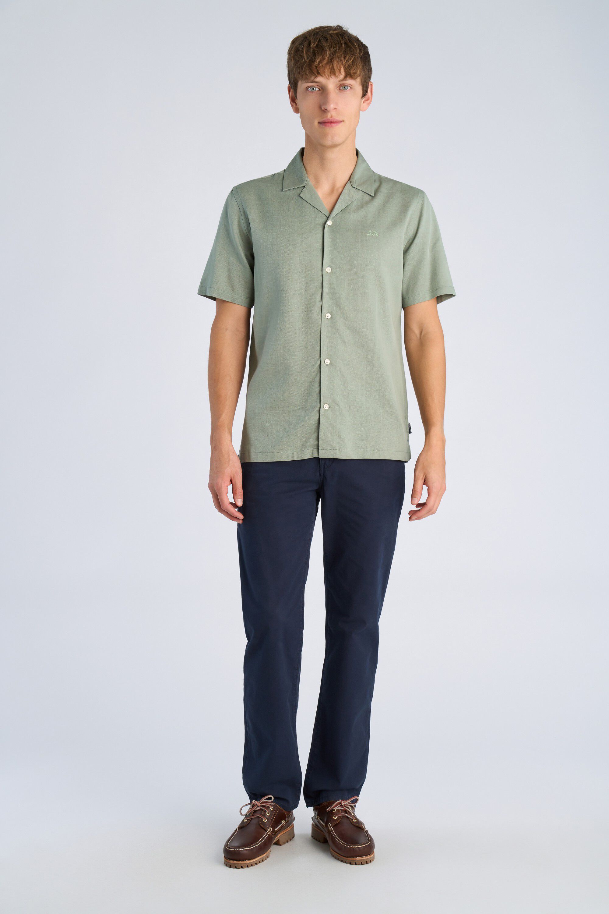 Lyocell blend resort shirt S/S
