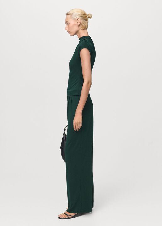 Dart palazzo trousers