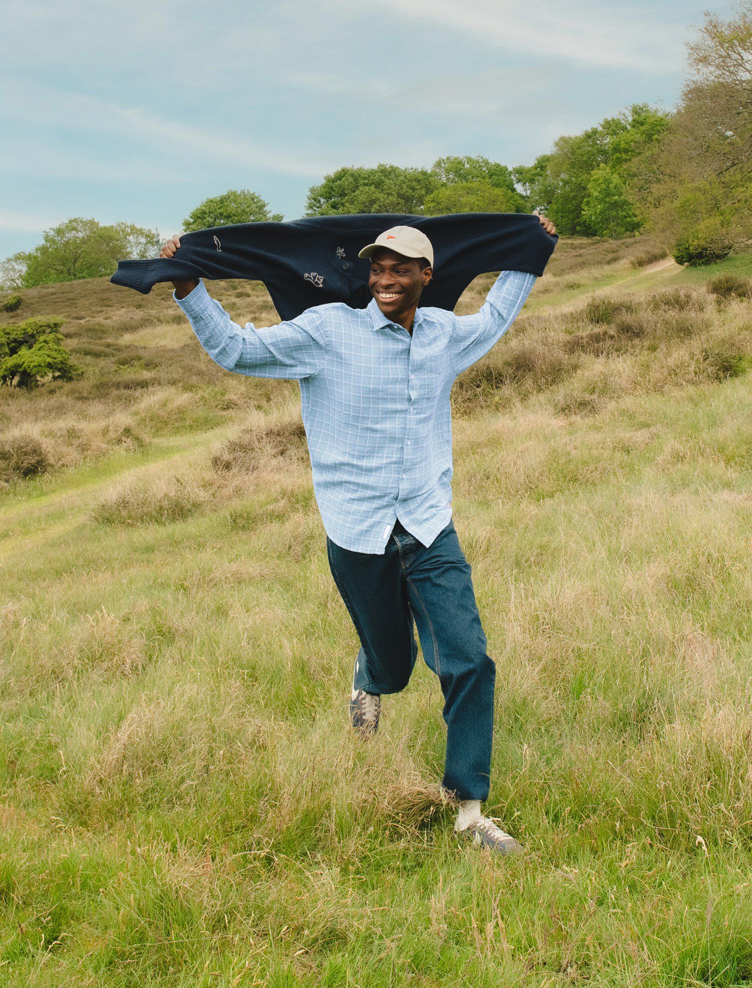 SCOUT RELAXED FIT LOOSE WEAVE CHECK