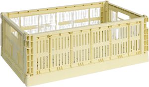 HAY Colour Crate-Large-Light yellow