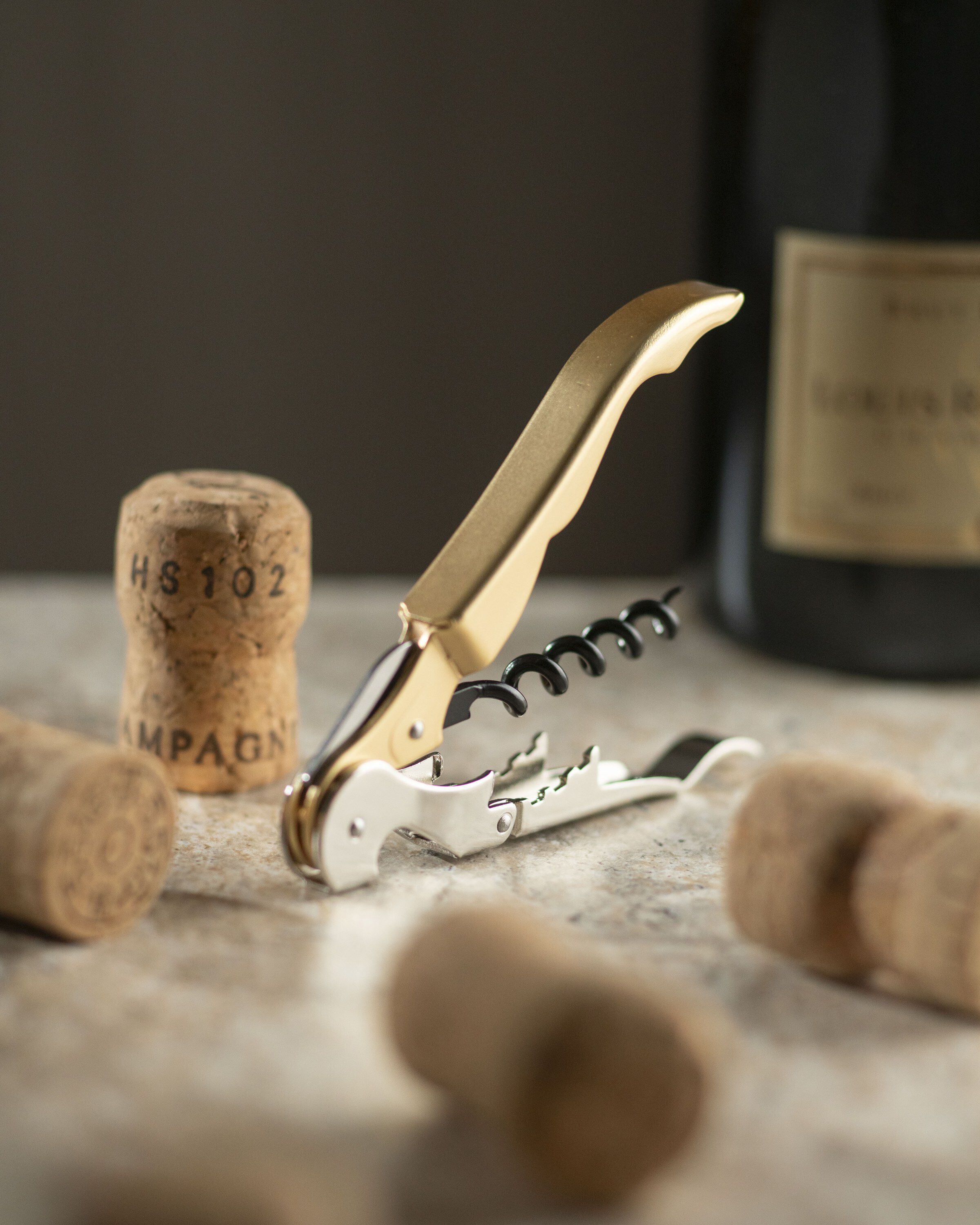 Vin&aring;bner Pulltaps Basic 2F champagne guld