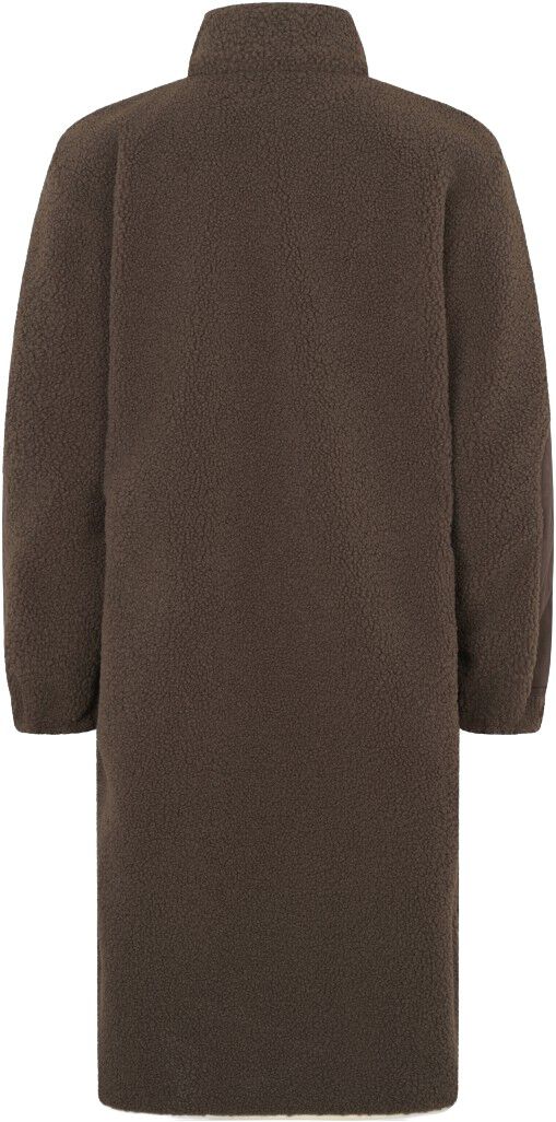 2412 Fleece / Nylon, Long Fleece Coat