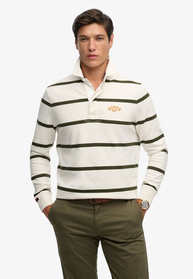 VINTAGE ATHLETIC STRIPE RUGBY