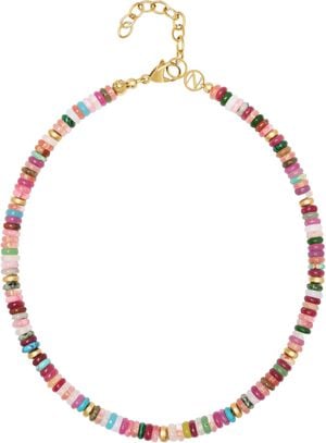 Women's Multicolor Tourmaline Choker