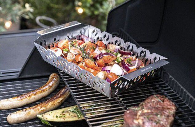 BBQ+ Set med grillkorgar S/M2 Silver
