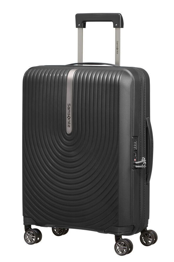 Hi-Fi Cabin 4 wheel Suitcase 55cm Exp BLACK..