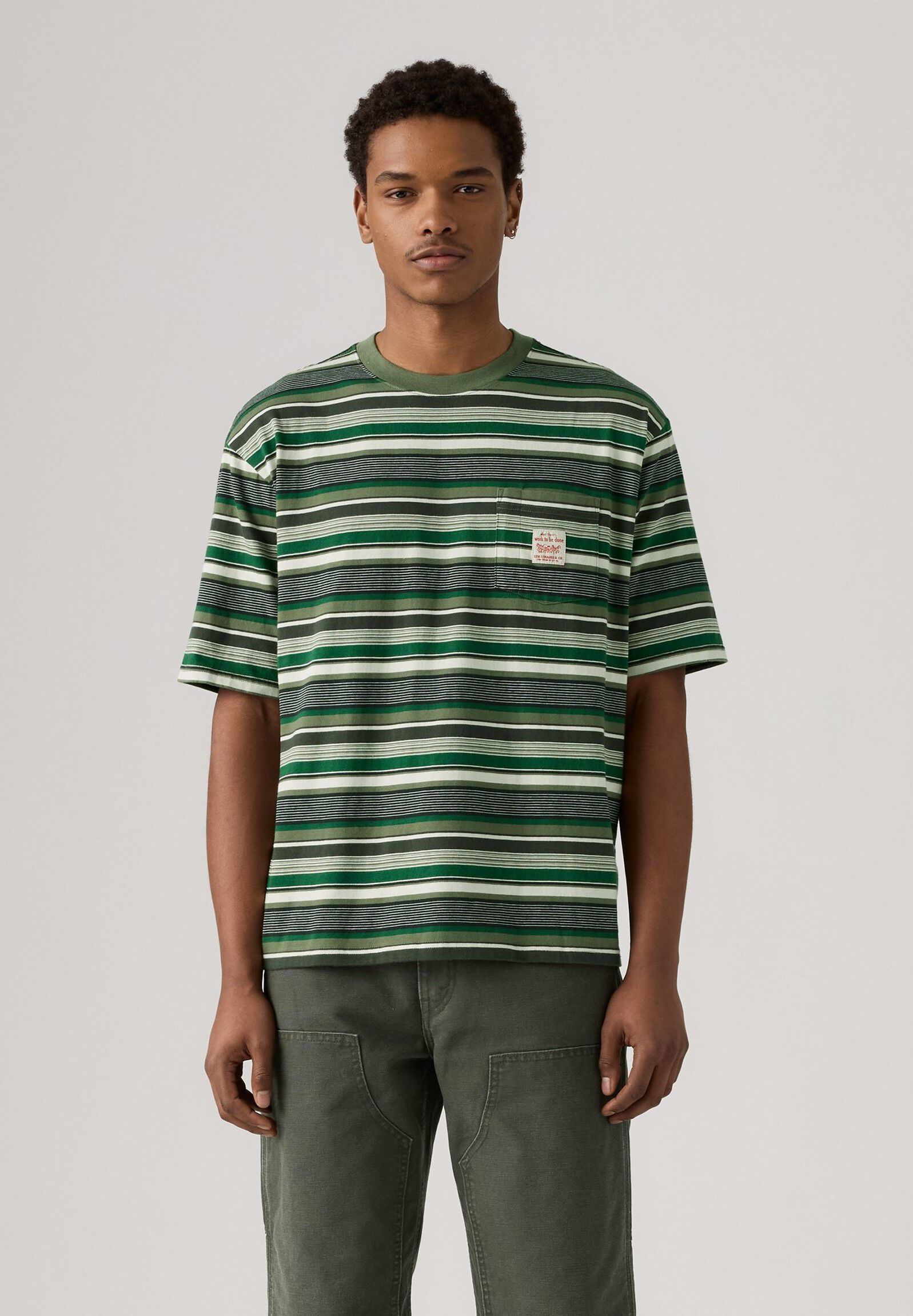 SS WORKWEAR TEE DARLIN STRIPE