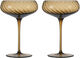 Champagne saucer Opacity 2pcs/set