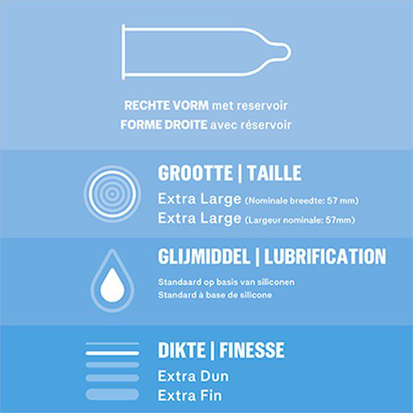 Durex - Nude XL Condoms 10 pcs