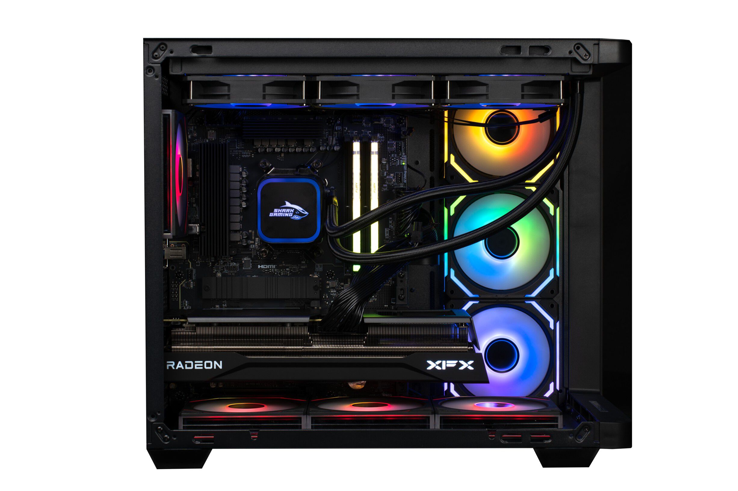 Shark Deep Blue 9070 XT Gaming PC