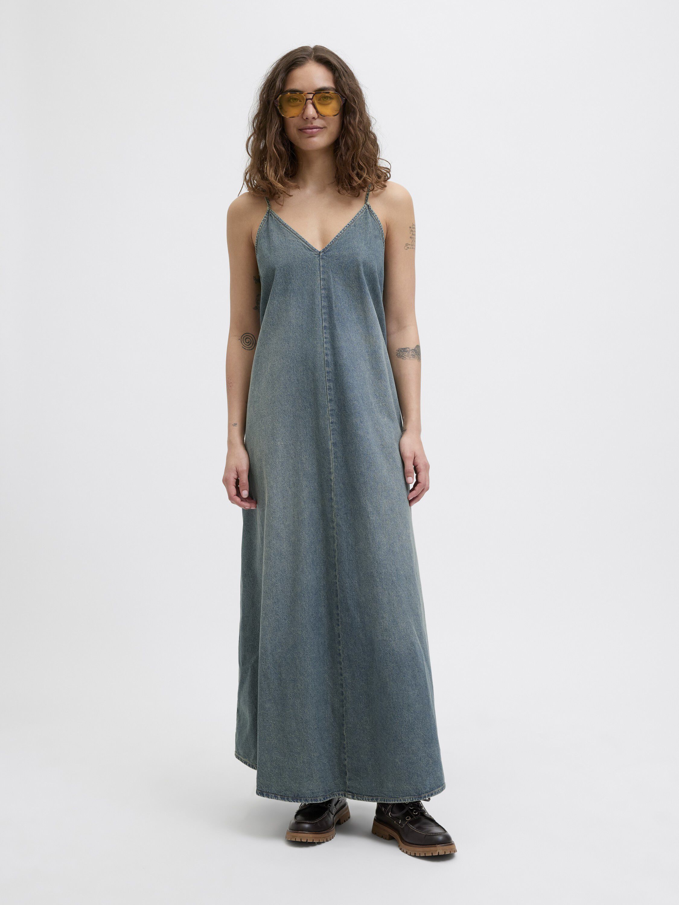 JXTUVA LONG DENIM DRESS DNM