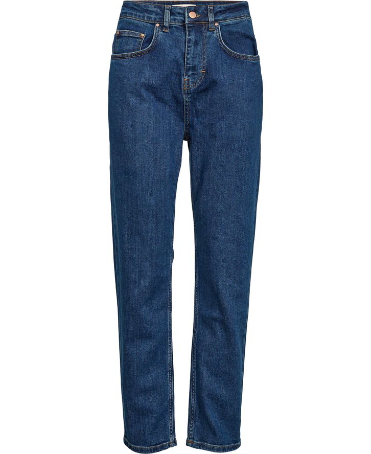 Relaxed fitted jeans in organic cotton-stretch