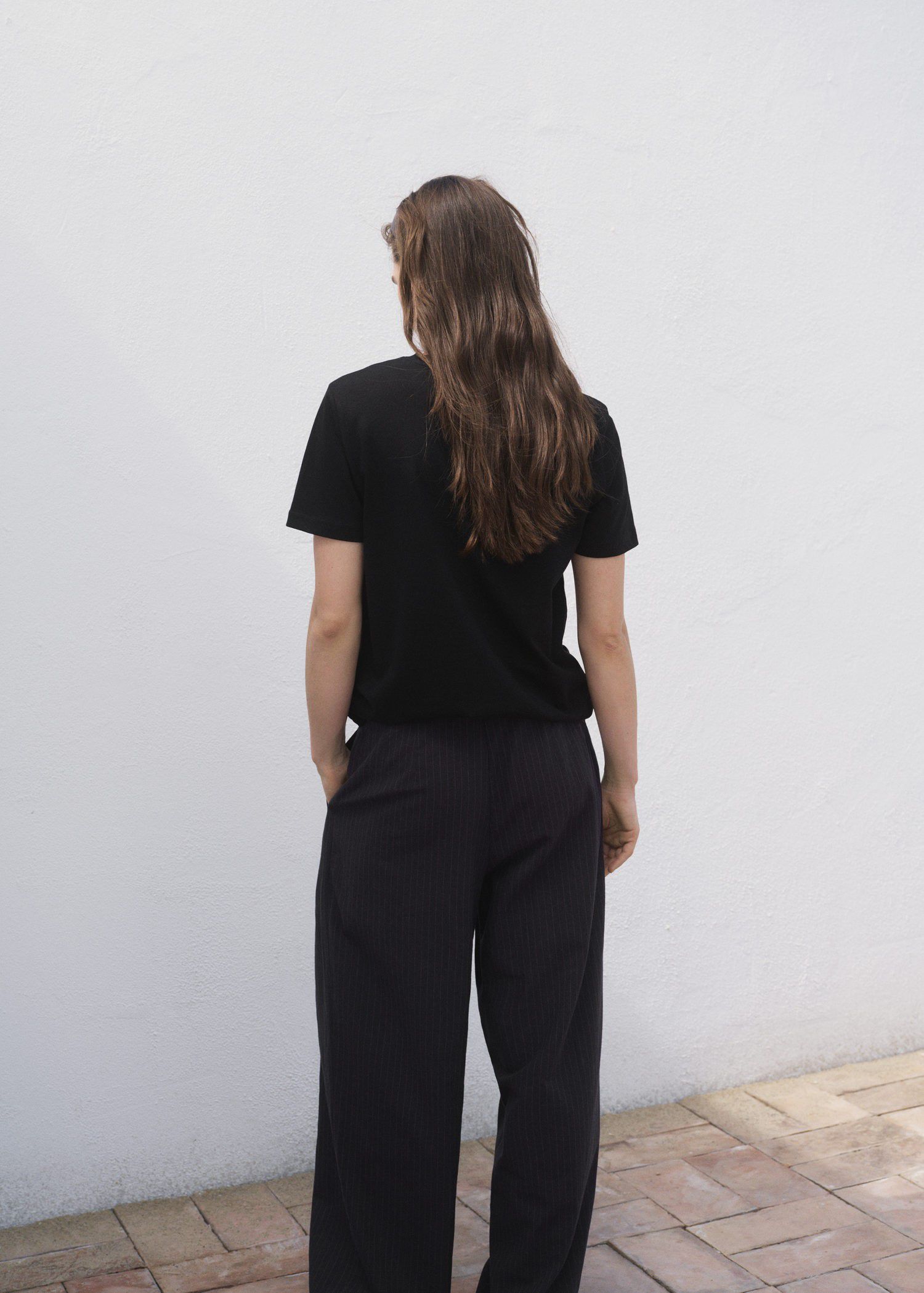 Cotton short-sleeved t-shirt