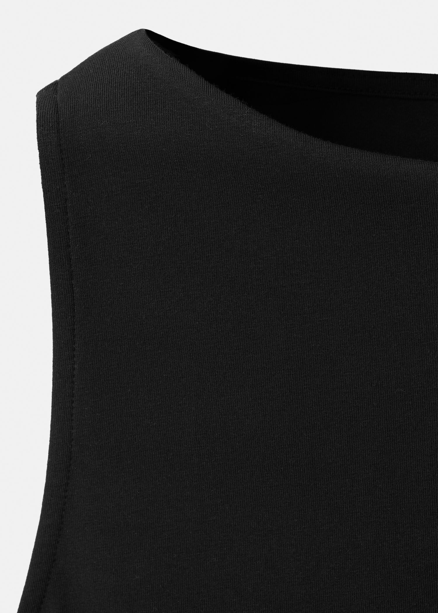 Draped cotton top