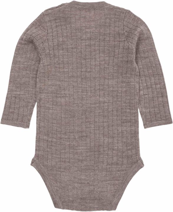 MERINO LS RIB BODYSTOCKING