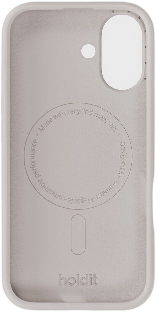 Silicone Case MagSafe Compatible iPhone 17 Wool Gray