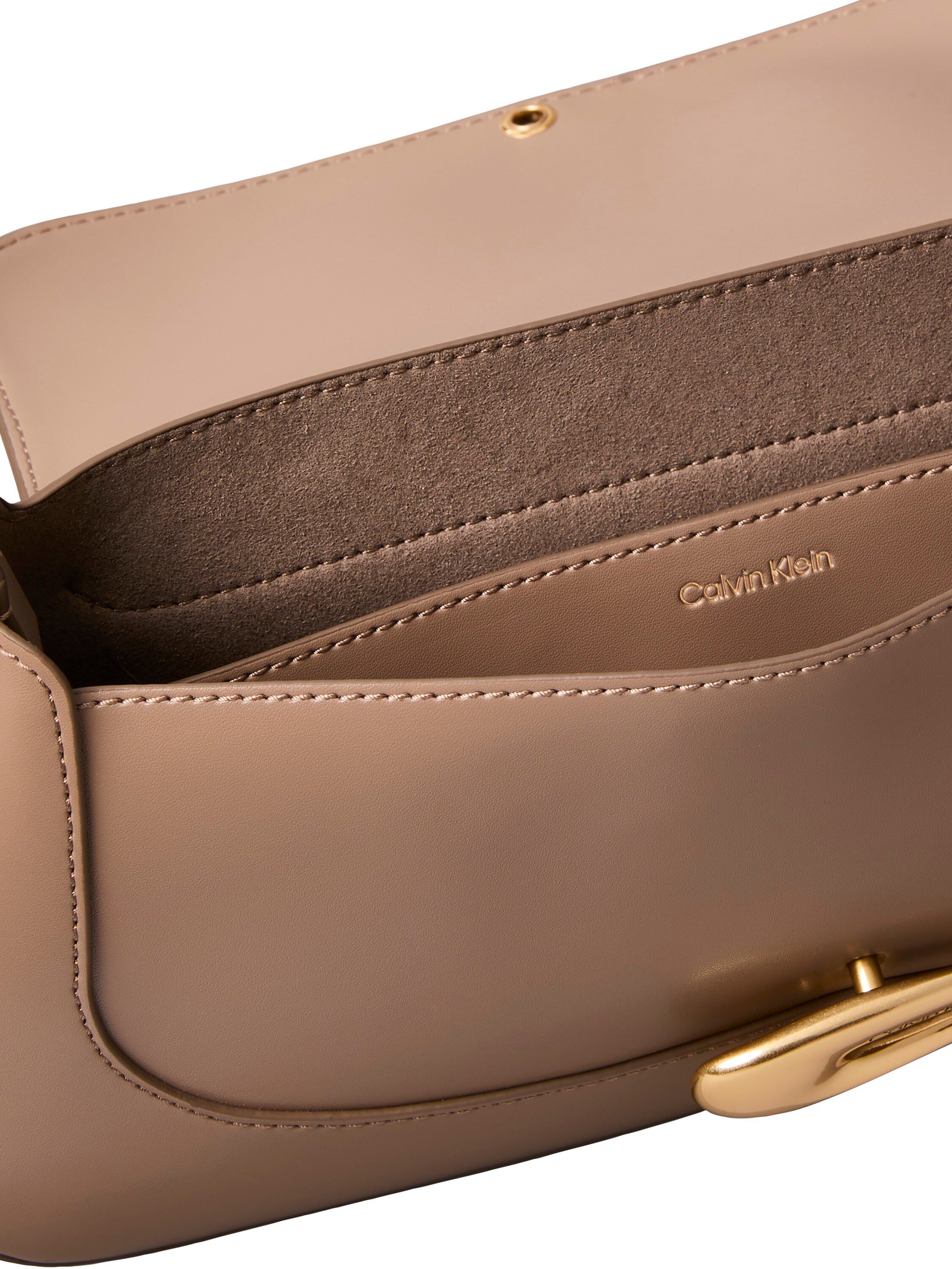 Engraved Brushed Sueded Shoulder Bag