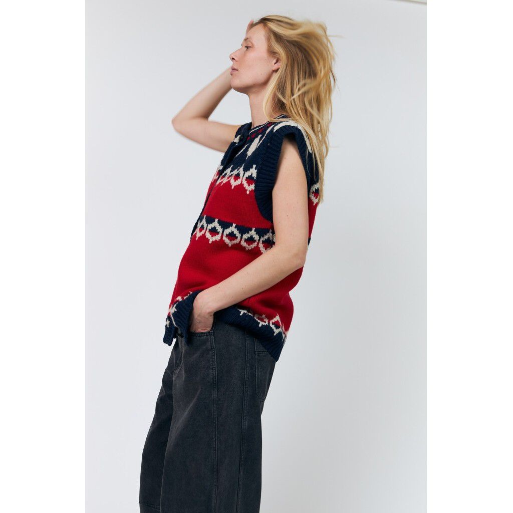 Cleoll Knit Vest Sl