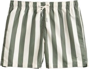 BLOCK STRIPED SWIM SHORTS
