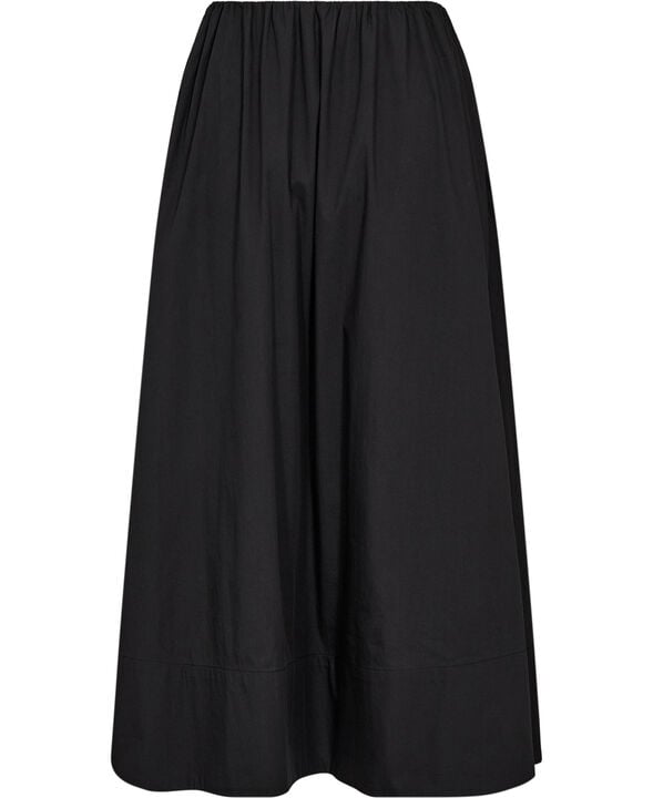 Flared cotton skirt