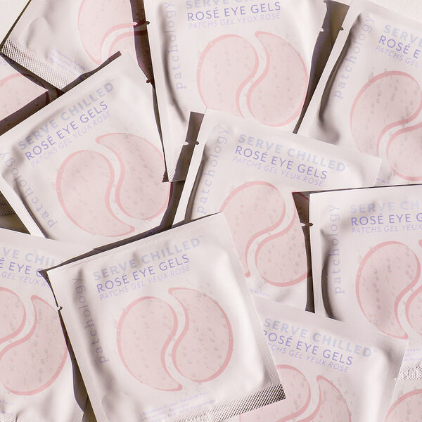 SERVED CHILLED ROSÉ EYE GELS