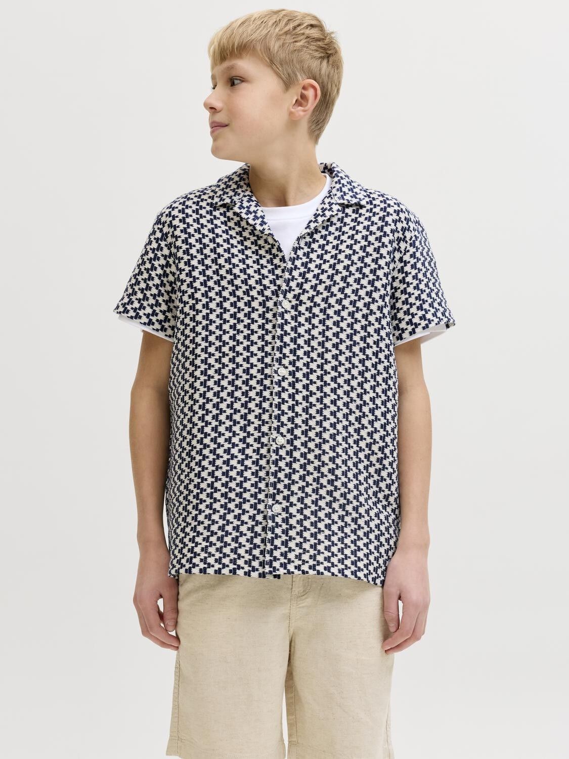 JORMONTAUK CROCHET SHIRT SS SA26 JN