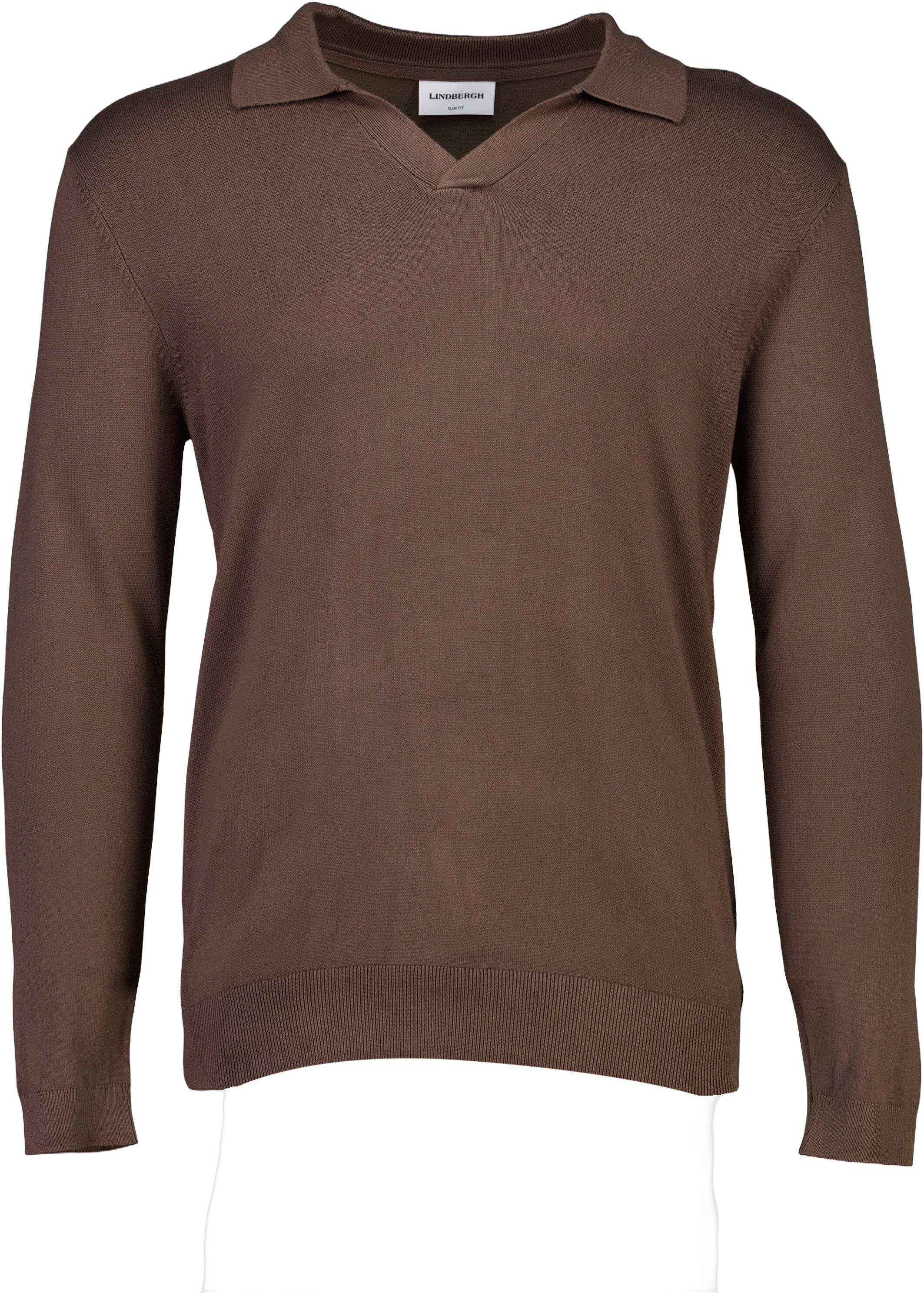 Ecovero L/S v-neck polo