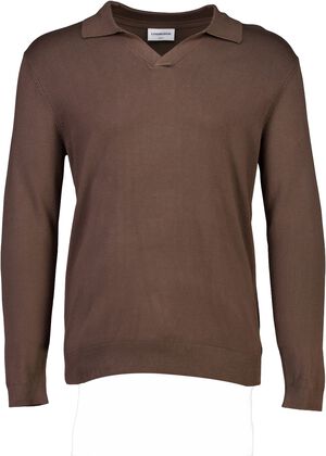 Ecovero L/S v-neck polo