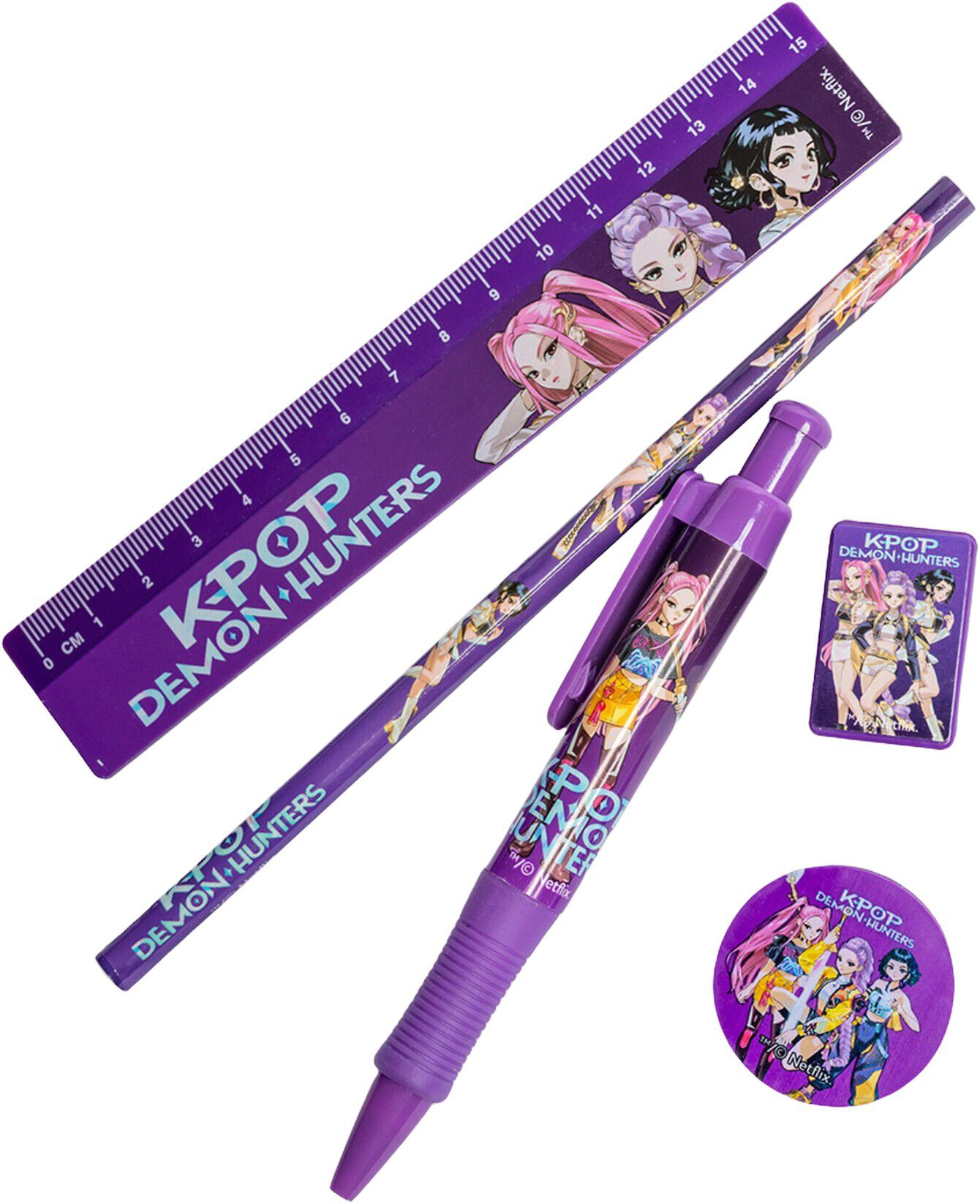 KPop Demon Hunters 5-pc. stationery set