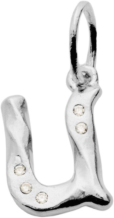 Alphabet Pendant Silver