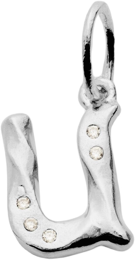 Alphabet Pendant Silver